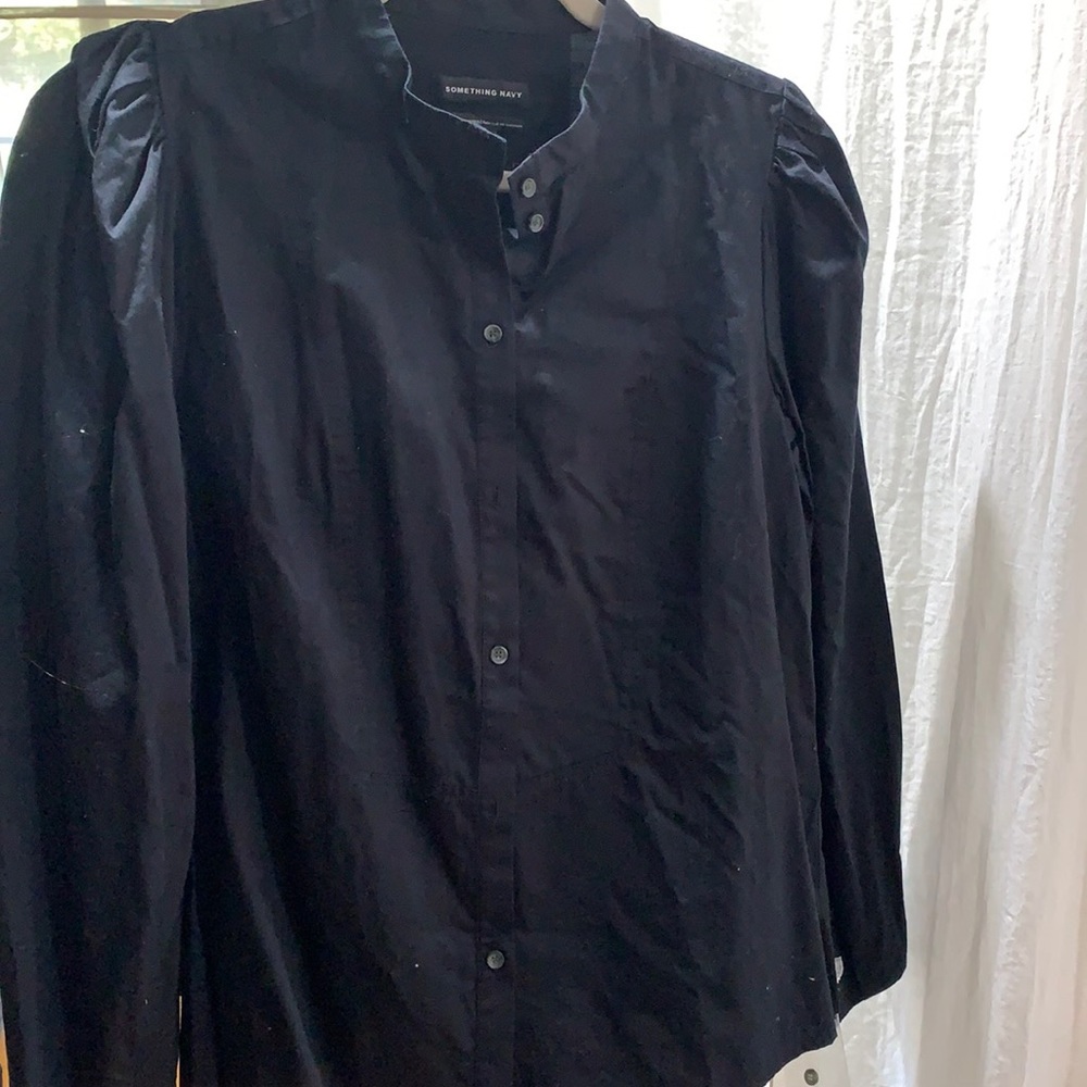 Brand new,never worn Something Navy blouse.